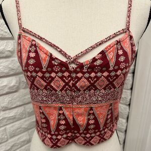 Spaghetti Strap Crop Top